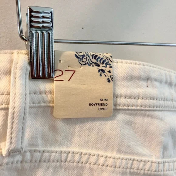 NWT White Pilcro Jean - Picture 5 of 5